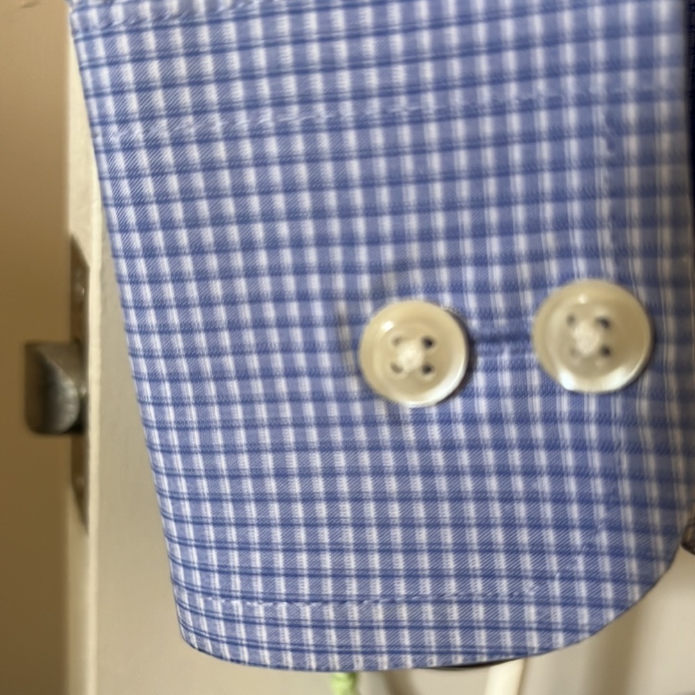 Mens 15 1/2   34x35 dress shirt slim fit stretch - Picture 4 of 4